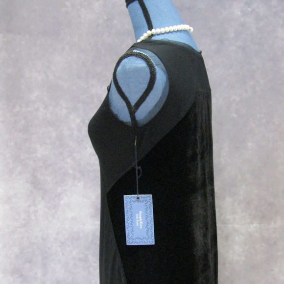 NWT Simply Vera Little Black Dress Mixed Media PM - Picture 3 of 7